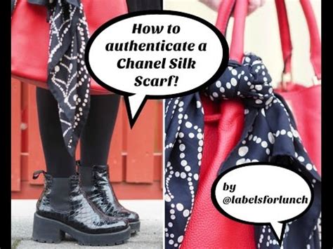 how to tell a real chanel scarf|authentic Chanel clothing label.